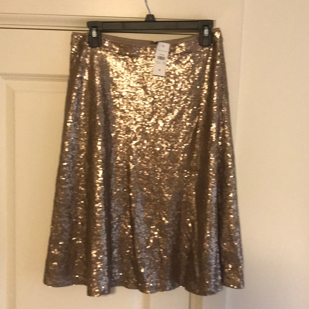 NWT Ann Taylor Sequin Skirt